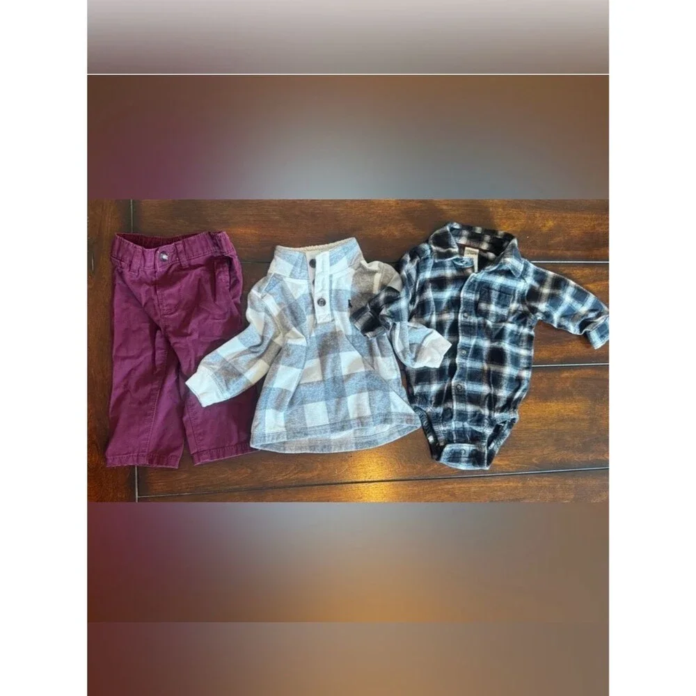 Baby Boy Clothes Bundle 6M Carter’s 🚗🐢☀️🍂